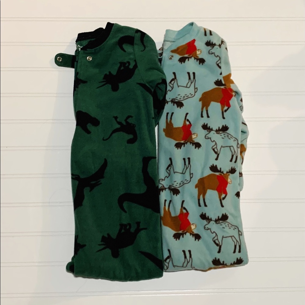 Carter’s Boys 3T Sleepers Fleece Onesie Pajamas